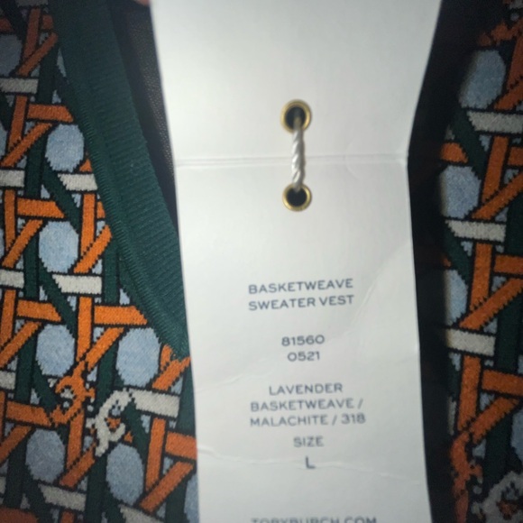 Basketweave Sweater Vest - Picture 3 of 4